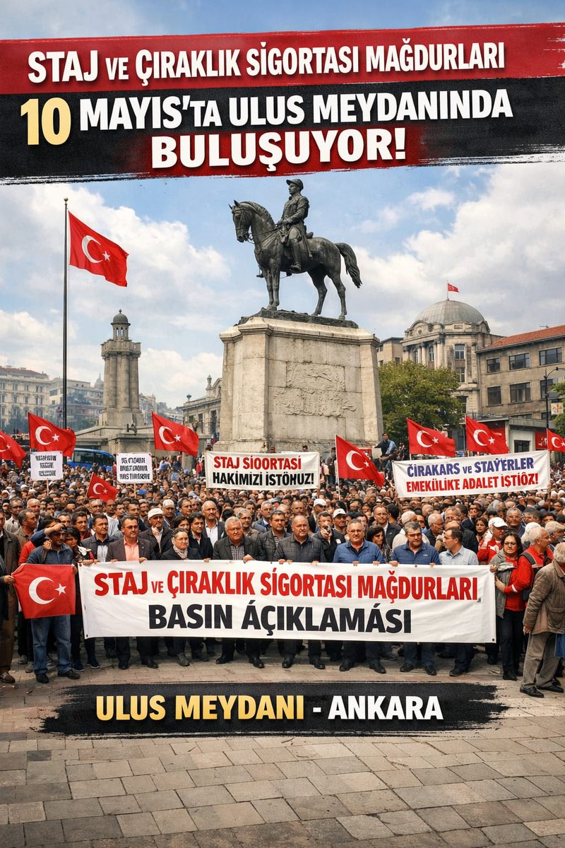 STAJ ÇIRAK  HAKKI  VERİLSİN

GÖRMEMEZLİKTEN GELMEYİN 

EMEĞİMİZİN  KARŞILIĞINI ÇALINAN
YILLARIMIZI İSTİYORUZ‼️

SABRIMIZ TÜKENDİ👈
<a href="/dbdevletbahceli/">Devlet Bahçeli</a>
<a href="/PrfDrFilizKilic/">Prof. Dr. Filiz KILIÇ</a>
<a href="/ersoyruhi/">🇹🇷Prof. Dr. Ruhi ERSOY</a>
<a href="/M_Levent_Bulbul/">Muhammed Levent BÜLBÜL</a>
<a href="/MHP_Bilgi/">MHP</a>
<a href="/MhpTbmmGrubu/">MHP TBMM Grubu #MHP</a>
<a href="/erkanakcay45/">Erkan Akçay</a>

Söz Senettir
#MhpStajyeriÇırağıBekletme