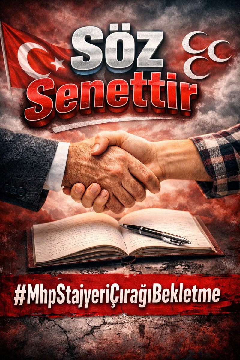 STAJ ÇIRAK  HAKKI  VERİLSİN

GÖRMEMEZLİKTEN GELMEYİN 

EMEĞİMİZİN  KARŞILIĞINI ÇALINAN
YILLARIMIZI İSTİYORUZ‼️

SABRIMIZ TÜKENDİ👈
<a href="/dbdevletbahceli/">Devlet Bahçeli</a>
<a href="/PrfDrFilizKilic/">Prof. Dr. Filiz KILIÇ</a>
<a href="/ersoyruhi/">🇹🇷Prof. Dr. Ruhi ERSOY</a>
<a href="/M_Levent_Bulbul/">Muhammed Levent BÜLBÜL</a>
<a href="/MHP_Bilgi/">MHP</a>
<a href="/MhpTbmmGrubu/">MHP TBMM Grubu #MHP</a>
<a href="/erkanakcay45/">Erkan Akçay</a>

Söz Senettir
#MhpStajyeriÇırağıBekletme