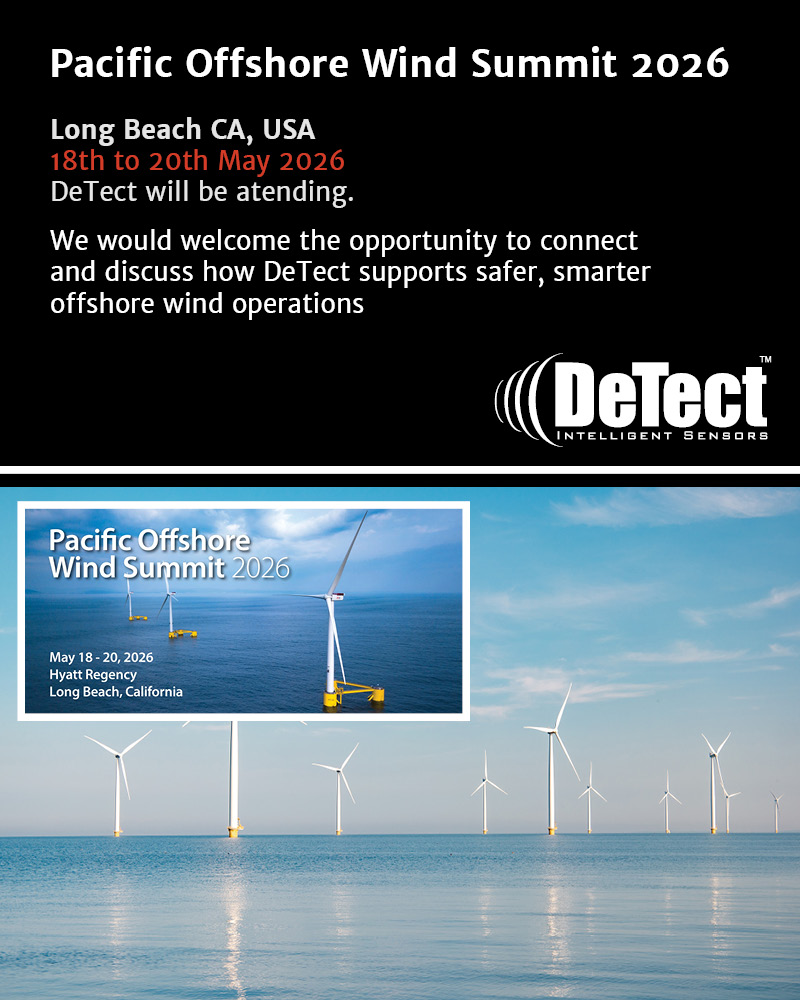 DeTect__Inc's tweet photo. We’re attending the Pacific Offshore Wind Summit 2026
📍 Long Beach
📅 May 18–20
As offshore wind scales to 25 GW in California, real-time airspace awareness and environmental intelligence are critical.
Let’s connect.
https://t.co/rEdbYQm8AD
#OffshoreWind #FloatingWind https://t.co/eu1nDgU3gx