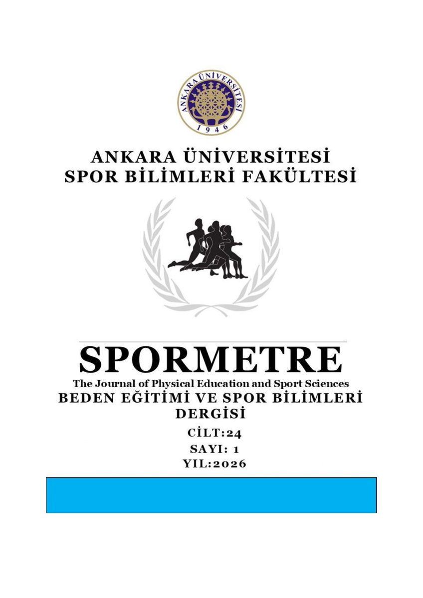 aubiyak's tweet photo. Ankara Üniversitesi SPORMETRE Beden Eğitimi ve Spor Bilimleri Dergisi, 2026 yılı 1. sayısı çıkmıştır. 
@AnkaraUni @necdetunuvar @ankarasporbilim https://t.co/rOzumKrDgj