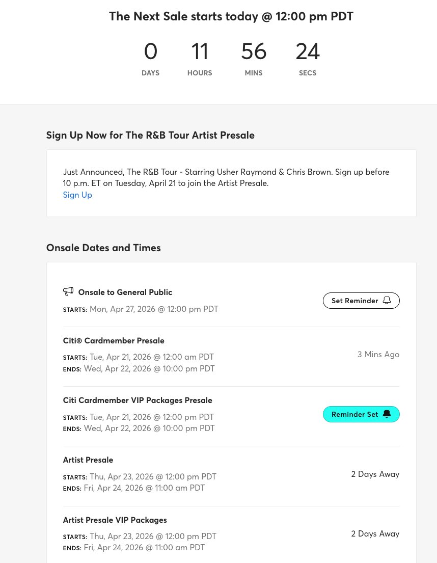 MyKKo's tweet photo. @nickg1421 @Ticketmaster As soon as the queue opened I was shocked to find out I was number 86 in the queue.  I got in and started to see the same thing as you, back to the “next presale” message. Pretty disappointed. 3 minutes into the presale. https://t.co/NMmIRA2Vsl