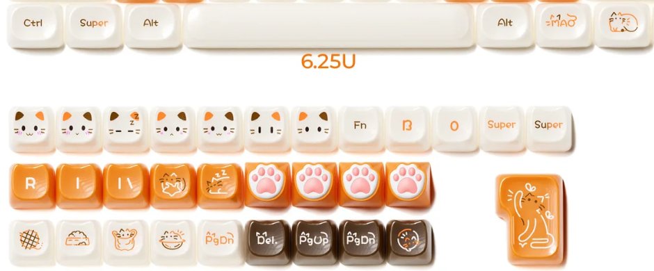 이번에 교체한 키캡 삼색 세트로 샀으면 완전 홍랑냐냐인데.