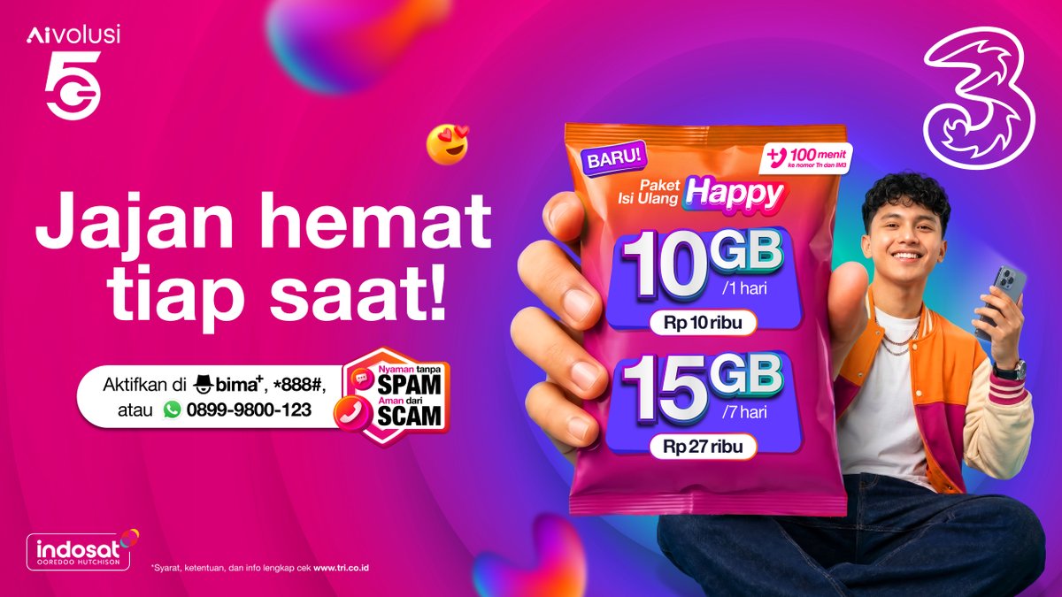 3 Indonesia tweet media