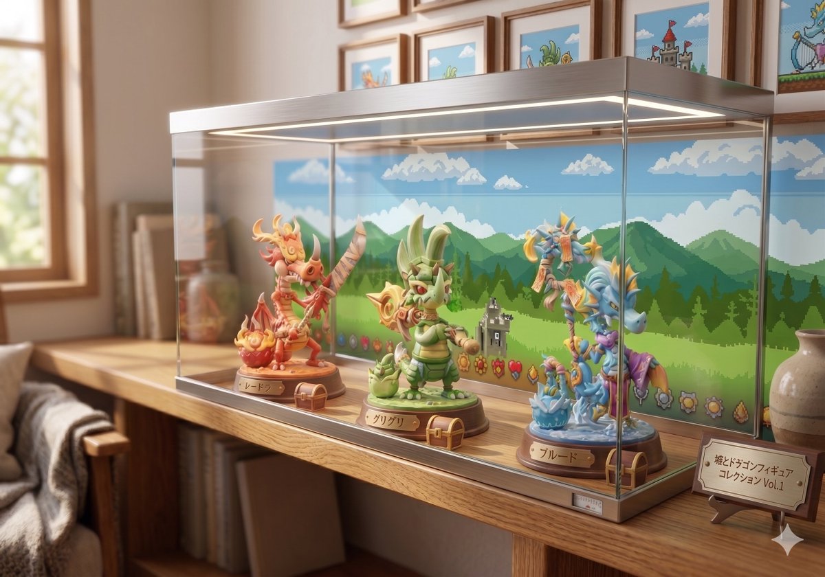 shirotoseesaa's tweet photo. 城ドラフィギュアコレクション V0l.1発売決定！
こういうの発売されたら、マジでほしいな〜
#城ドラ
#架空フィギュア https://t.co/u7pvn5ry9x