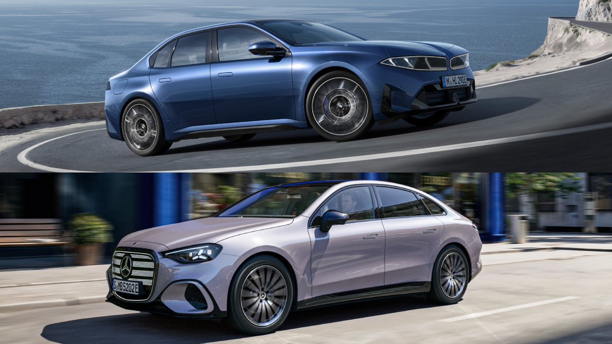 foroelectricos's tweet image. ¡Duelo de titanes en el segmento D! ⚡️🇩🇪

BMW i3 vs. Mercedes Clase C EQ: las berlinas eléctricas que redefinen el lujo.

🔋 900 y 762 km de autonomía
🔌 Carga ultra-rápida
🖥️ Pantallas de cine

¿Deportividad futurista o elegancia clásica? ¿Con cuál te quedas? 👇

#BMW #Mercedes