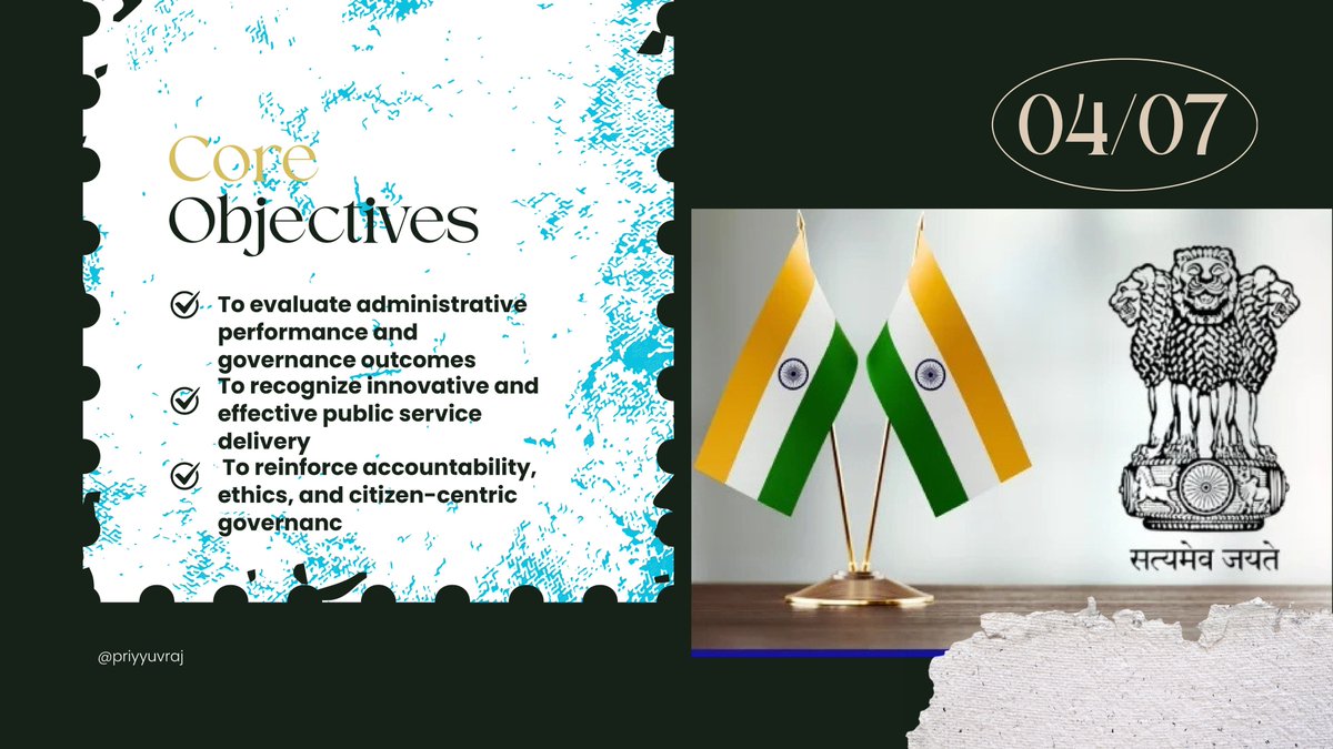 priyyuvraj's tweet image. On #NationalCivilServicesDay, sharing a brief slideshow on the role, challenges &amp;amp; responsibilities of civil services in India.From policy to people — governance depends on integrity, accountability &amp;amp; action.

#CivilServices #Governance #India #UPSC #PublicAdministration