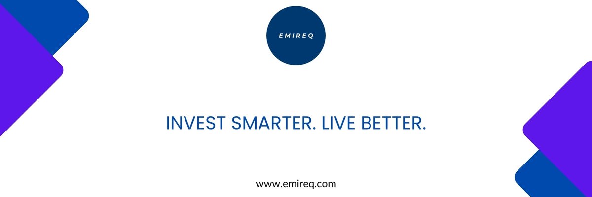 emireqglobal's tweet image. Make smarter investments! Live better! Create real and long term wealth by taking advantage of ethical investment opportunities, real assets, and digital access through Emireq. Investing today will improve your quality of life in the future!  
#Emireq  #HalalFinance