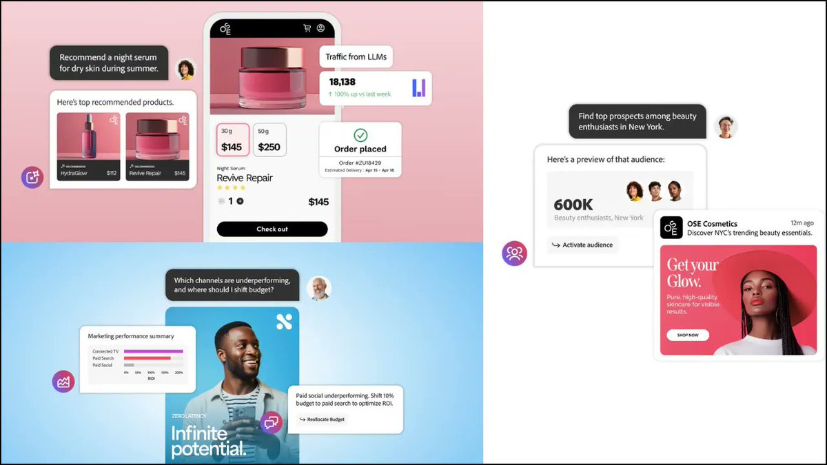 BestMediaInfo's tweet image. Adobe introduces new CX system as AI transforms brand engagement 

bestmediainfo.com/mediainfo/medi… 

#customerexperience #Adobe #artificialintelligence #brandvisibility #partnerships #AgenticAI