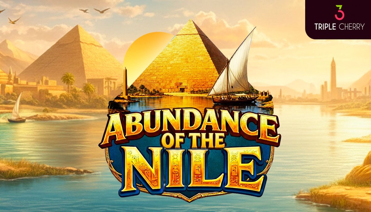 3TripleCherry's tweet photo. Excited to unveil Abundance of the Nile, the latest epic slot from Triple Cherry ✨ 
Journey into ancient Egypt and discover a game inspired by the legendary Nile’s prosperity, packed with immersive features and rewarding mechanics

https://t.co/AIWVKS91yL https://t.co/kPH7pyjAlk