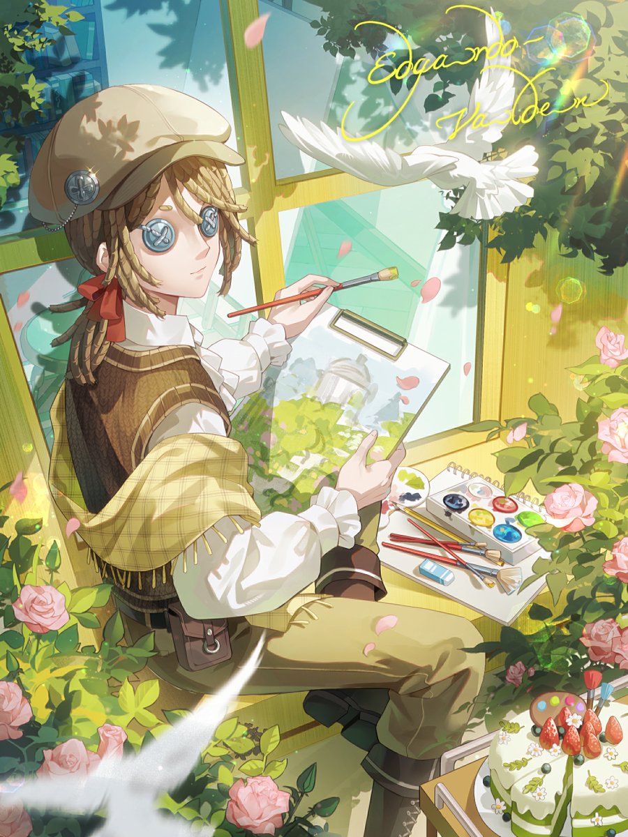 IdentityVJP's tweet image. 4月23日は画家
エドガー・ワルデンの誕生日

好きなもの、好きな時間
好きな色と一筆で
想像をキャンバスに封じ込める。

些細な幸せが
彼にとっての大きな幸せだ。

#IdentityV
#第五人格
#第五キャラの日