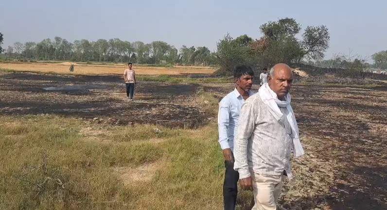 bstvlive's tweet photo. रायबरेली : गेहूं की फसल में लगी भीषण आग

➡लगभग 5 बीघे फसल जलकर राख
➡पुवाल का डंप भी आग की चपेट में आया
➡ग्रामीणों, दमकल ने आग पर पाया काबू
➡बछरावां थाना क्षेत्र के थुलेंडी की घटना

#Raebareli #FarmFire #UttarPradesh @raebarelipolice https://t.co/Lqx4VAtpxc