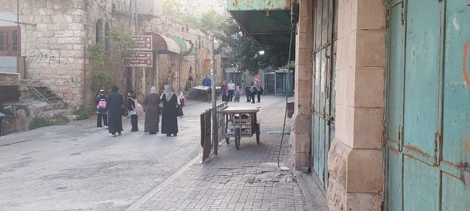 ferozwala's tweet image. 🔴The Israeli occupation forces closed the checkpoint at the entrance to Al-Shuhada Street in #Hebron &amp;amp; prevented female teachers and students of Cordoba #School from entering.
#WestBank #Palestine
@qudsn 
x.com/ferozwala/stat…