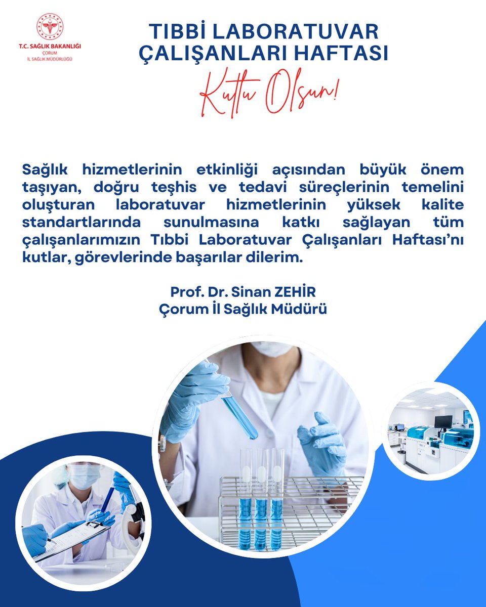 Çorum İl Sağlık Müdürlüğü tweet media