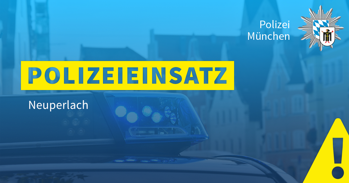 PolizeiMuenchen's tweet image. Derzeit kommt es aufgrund einer verdächtigen Wahrnehmung zu einem größeren Polizeieinsatz in Neuperlach. Der Einsatz läuft seit ca. 8:40 Uhr. Aktuell sind eine Vielzahl Polizeistreifen und 2 Polizeihubschrauber in Fahndungsmaßnahmen eingebunden. Wir halten euch auf dem Laufenden.