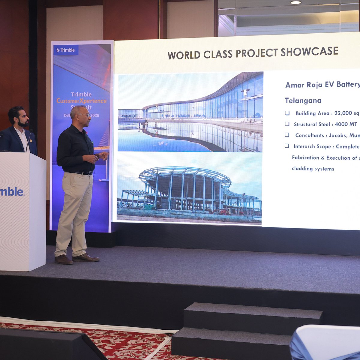 InterarchPEB's tweet photo. Interarch Building Solutions Limited is proud to be recognized as Feature Company of the Month at the Trimble CX Summit 2026.

#interarchbuildingsolutions #TrimbleCXSummit2026 #tekla #trimbletekla #EngineeringExcellence #InnovationInEngineering 

@NMalikakkal https://t.co/nx8HF3JaW1