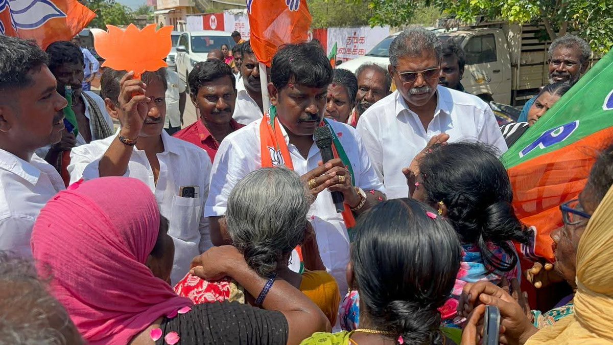 KRM RadhaKrishnan BJP tweet media