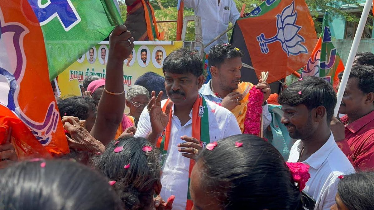 KRM RadhaKrishnan BJP tweet media