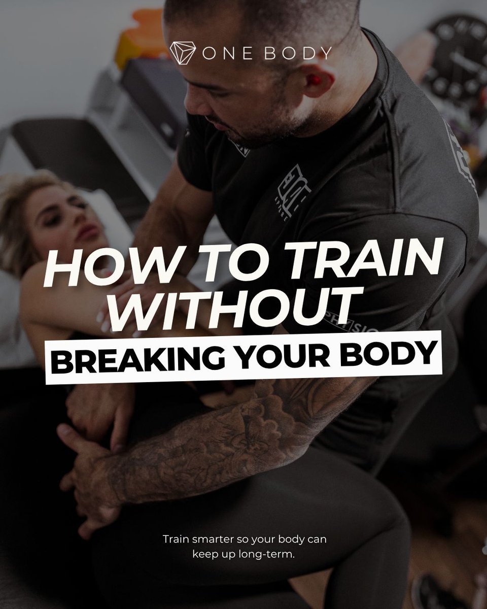 onebodyldn's tweet image. Training isn’t just about pushing harder — it’s about building the right way.

Control, recovery, and consistency are what keep your body progressing without setbacks.

#TrainSmart #InjuryPrevention #MoveBetter #ActiveRecovery #PerformanceCare #OneBodyLDN