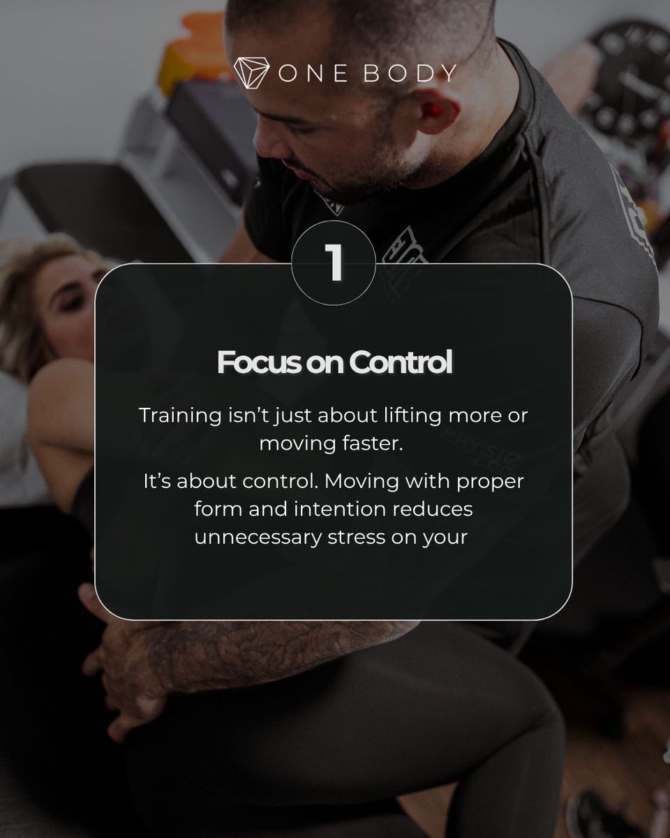 onebodyldn's tweet image. Training isn’t just about pushing harder — it’s about building the right way.

Control, recovery, and consistency are what keep your body progressing without setbacks.

#TrainSmart #InjuryPrevention #MoveBetter #ActiveRecovery #PerformanceCare #OneBodyLDN