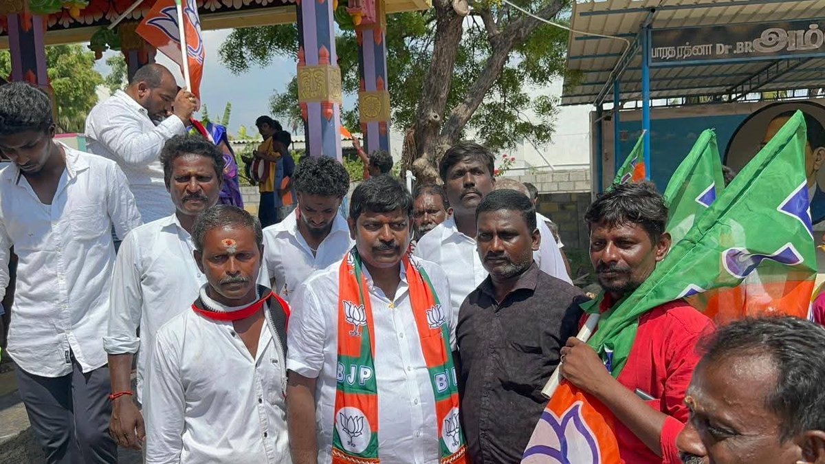 KRM RadhaKrishnan BJP tweet media
