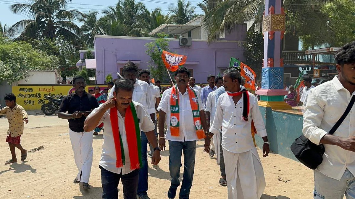 KRM RadhaKrishnan BJP tweet media