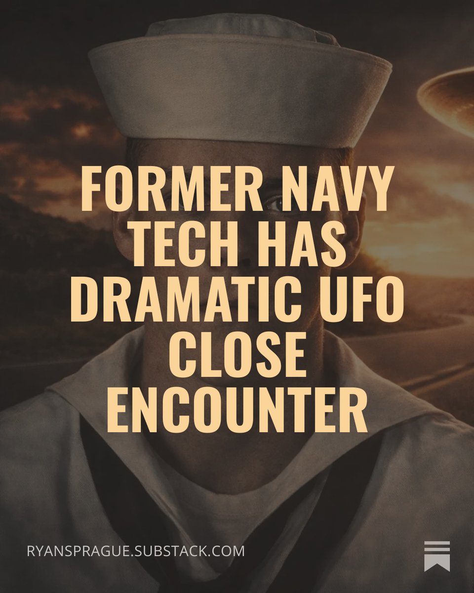 SomewhereSkies's tweet image. My latest over on Substack: The harrowing close encounter of a Navy Technician and its lasting impact on him.

Read and Subscribe here: substack.com/home/post/p-19… 

#UFOtwitter #UFOX #UFOs