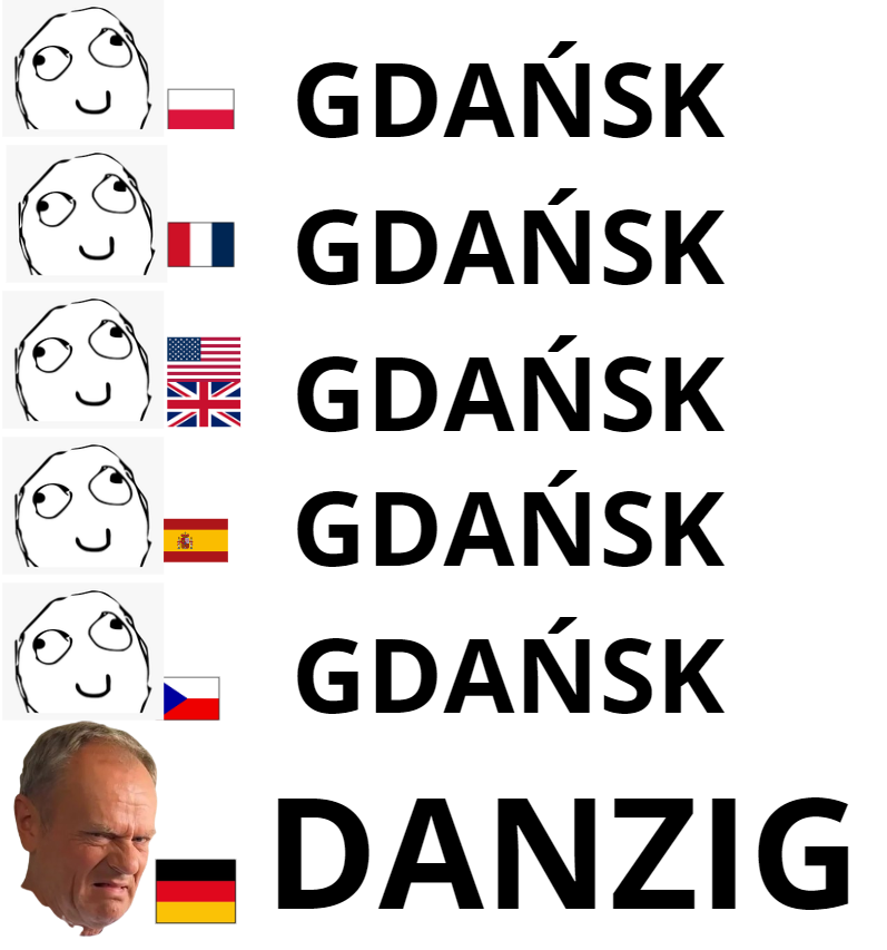 Nie bądźcie jak Donald Tusk i Niemcy.

Badźcie normalni.