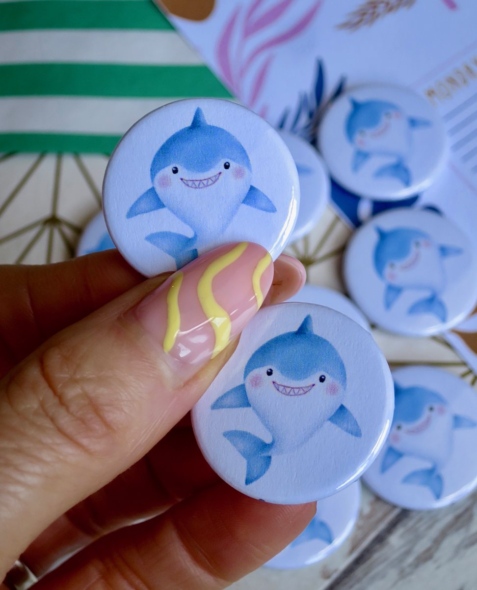 koolbadges's tweet image. Loved making this order! How cute are these baby shark badges 🦈 🌊 Only 75p each koolbadges.co.uk/baby-shark-bad…

#shark #sharkweek #badges #ocean #marinelife #sealife #sharkbadge #koolbadges #animal #fish #sea #25mm #planet #wildlife #craft #shopsmall