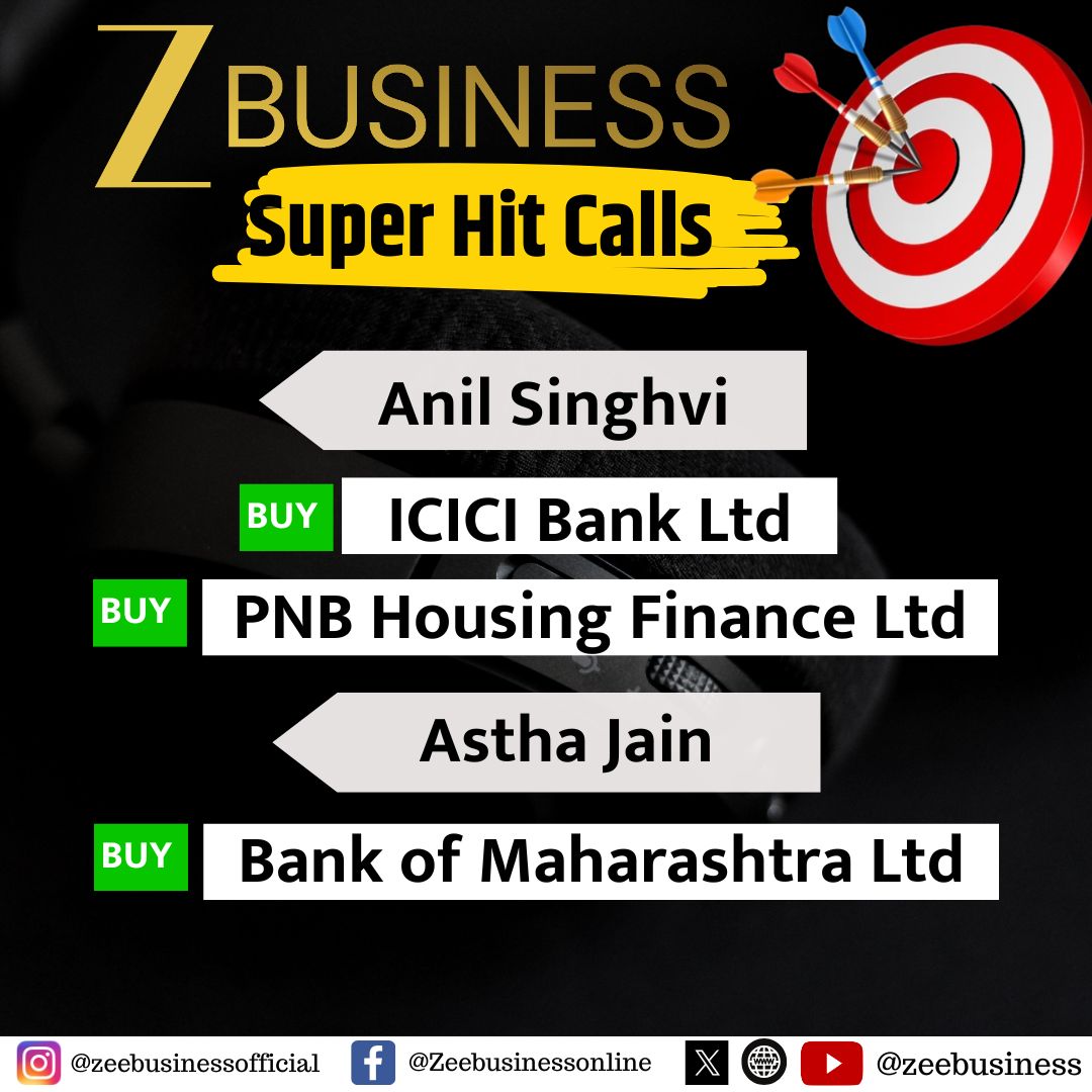 ZeeBusiness's tweet image. #ZeeBusiness के आज के #Superhitcalls