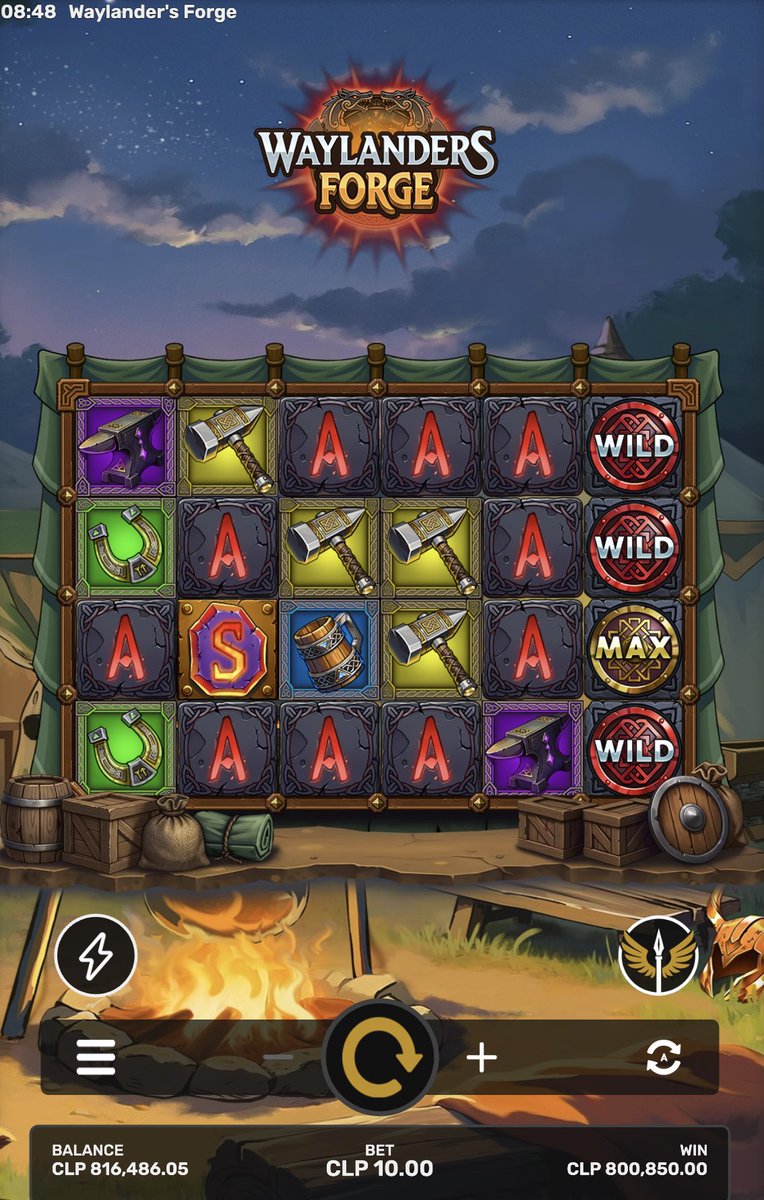 tomahigh's tweet photo. 👀 I maxed out your machine… and I'm hearing rumors that max wins can be DOUBLED? Tell me the legend is true 😳🔥 Because we might be talking about the best provider right now…@ValkyrieXStudio https://t.co/qClWIYt5AA
