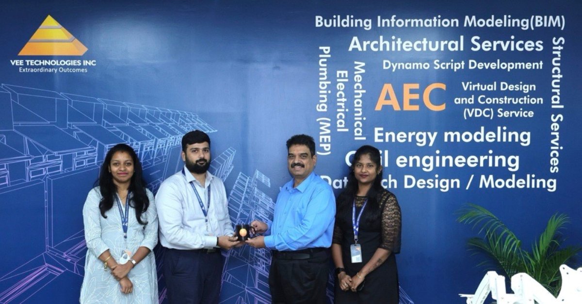 V_technologies's tweet image. A good town hall goes beyond updates—it strengthens alignment and connection. The AEC Services Team Town Hall at Vee Technologies offered a moment to review progress, recognize team efforts, and align on priorities ahead. 
#TownHallMeeting #AECServices #TeamAlignment