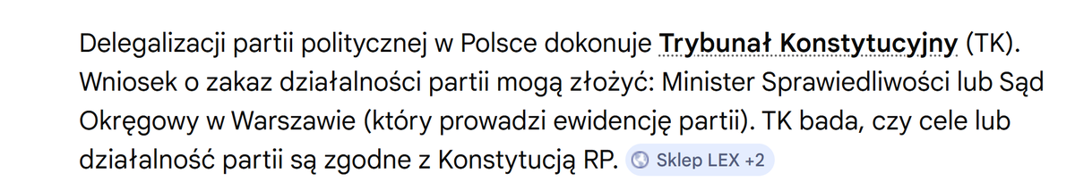 <a href="/abajurski/">Arek</a> <a href="/WitoldAmi/">Senior_Amiłowski_Fan_Demokracji_i_Praworządności</a> Delegalizacji PiS dokona odzyskany TK 👊👊👊
Cele i działalność tej organizacji przestępczej nie są zgodne z konstytucją. Jeżeli byłyby zgodne, to ta banda idiotów nie próbowałaby zmieniać Konstytucji RP ustawami. Wielu za to powinno trafić do ZK i przed TS !!!
Odzyskajmy TK dla
