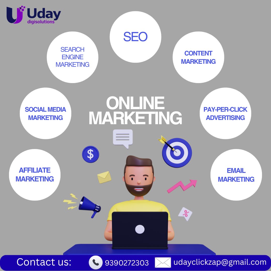 UdayClickzap's tweet photo. Your audience is already online searching, scrolling, deciding. The real question is: are they finding YOU?
Online marketing helps you:
 Reach the right people
 Build trust fast
Call/WhatsApp: 9390272303
 Email: udayclickzap@gmail.com
#OnlineMarketing #SmallBusinessGrowth https://t.co/wl2apBo94P