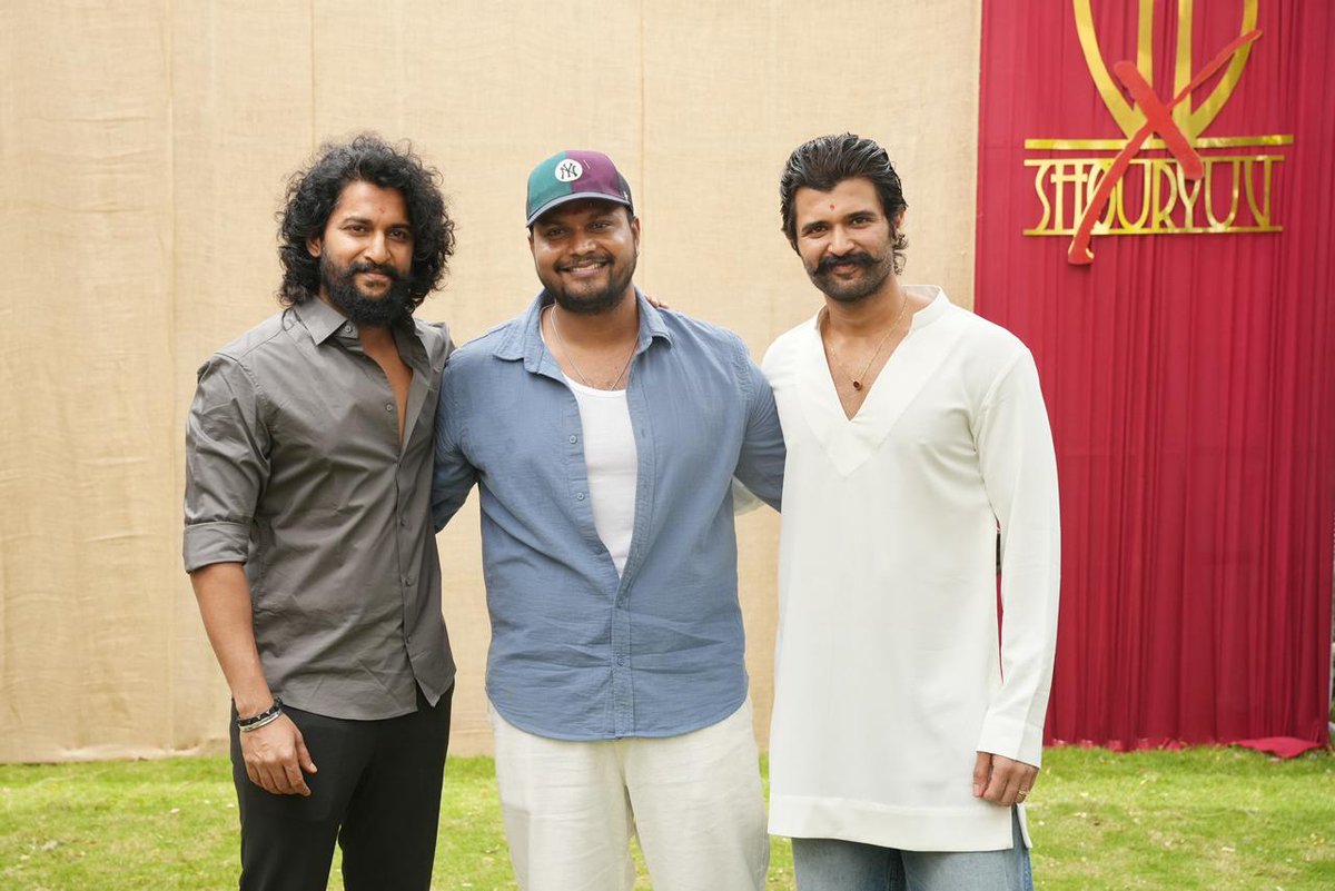 cinemacafemedia's tweet image. 🌍 BIG GLOBAL PROJECT BEGINS!
Vijay Deverakonda × Shouryuv 🔥
🎬 Grand pooja launch in Hyderabad
🎥 International crew onboard

A new cinematic universe is loading! 🚀
#VijayDeverakonda #Shouryuv #IndianCinema #GlobalProject