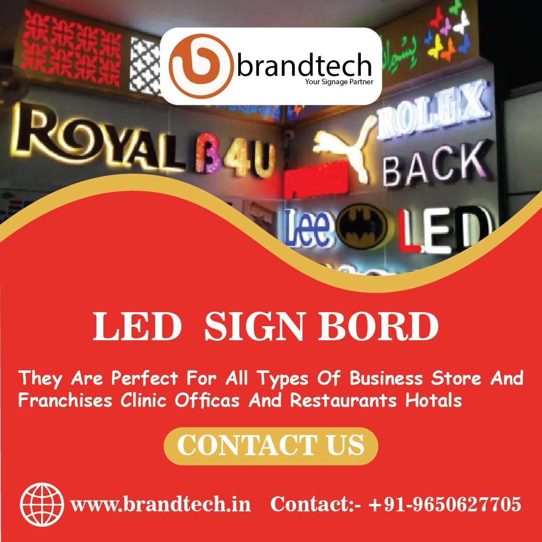 Brandtech4554's tweet image. Brandtech – Light Up Your Brand Visibility

#ledsignboard #signagesolutions #businessbranding #leddisplay #shopsignage #retailbranding #glowsignboard #outdooradvertising #indoorsignage #digitalsignage #marketingtools #businessgrowth #makeinindia #branding #trending