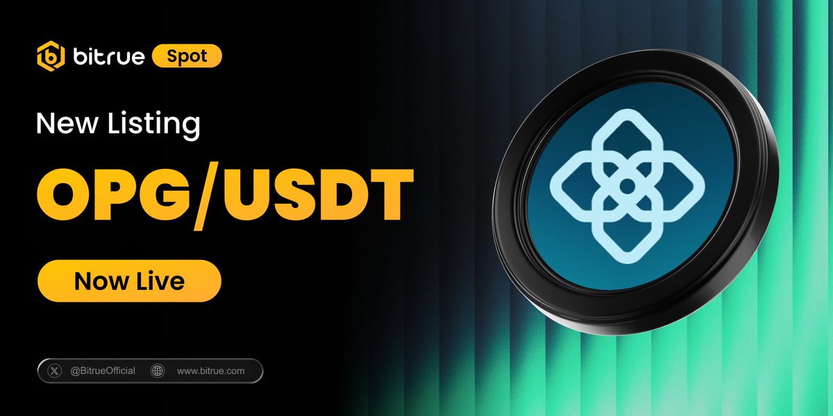 BitrueOfficial's tweet photo. 🚀 $OPG/USDT spot trading is NOW LIVE! @OpenGradient

📈 Start trading now https://t.co/aA3mkhQorU https://t.co/Es2AQtrX32