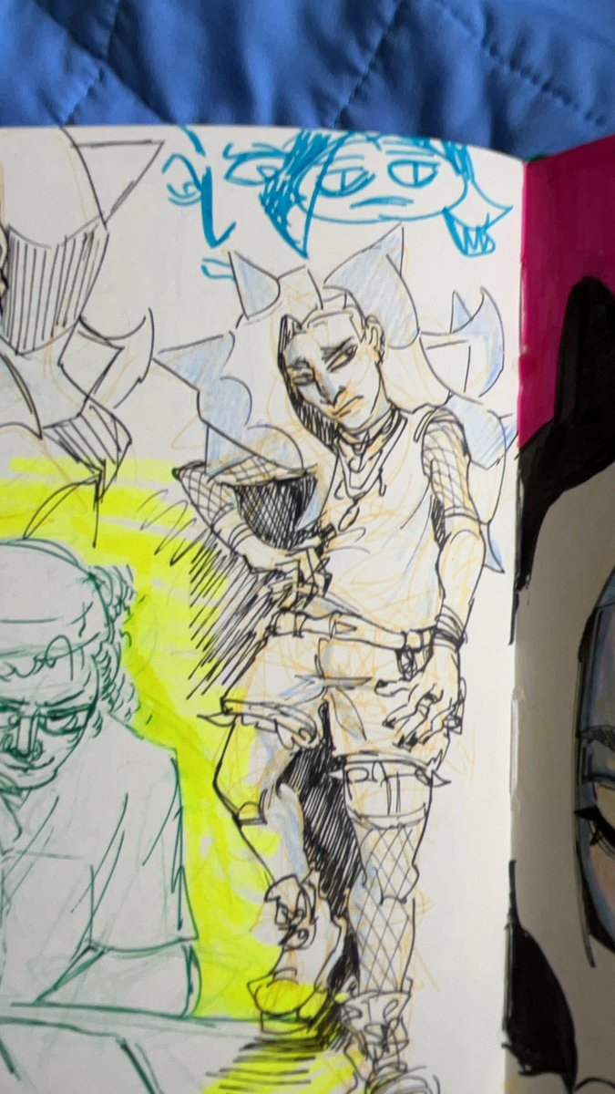 Poshanka_l's tweet photo. i luv sketchbook 

#sketchbook 
#mlp 
#PokemonSwordandShield #piers
#doodle #fanart https://t.co/Vk4Y01njMP