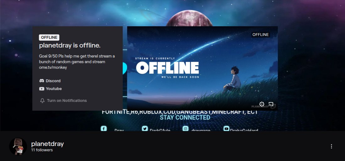 DarkGfule's tweet image. follow the twitch finna be live 4pm CST
twitch.tv/planetdray #twitch #videogames #viralvídeo #popularr