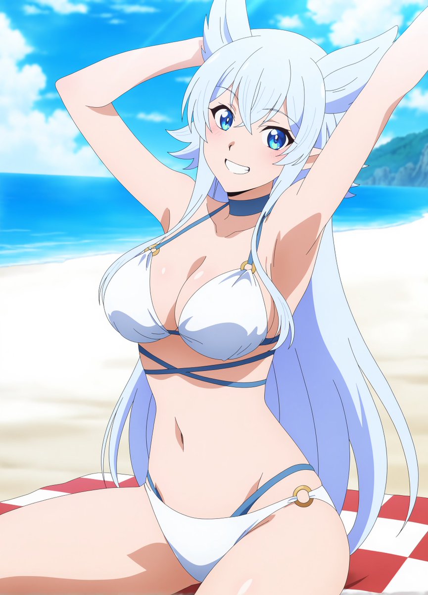 wakihAI's tweet image. Fenrys (フェンリース) | #AIart #AIイラスト   
Anime : Lv2 kara Cheat Datta Moto Yuusha Kouho no Mattari Isekai Life