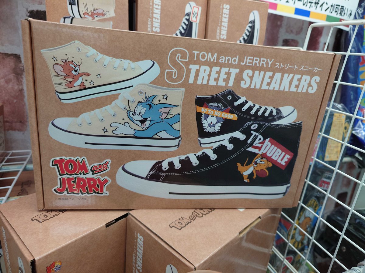 👟✨新景品入荷✨👟 トムとジェリー ストリートスニーカー HI 登場
