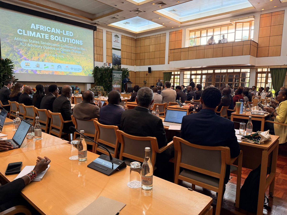 CIFOR_ICRAF's tweet image. We’re live.

Day 1 of the African States Sensitization Conference on the ICJ Advisory Opinion on Climate Change.

Three days. 40+ speakers. Exploring what African states’ legal obligations are, and what happens when those obligations are ignored.

Thread. 🧵

#ClimateJustice