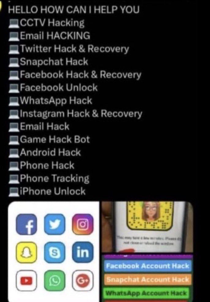 Spyvqnl's tweet photo. Dm for Snapchat hack https://t.co/B1olCofz0v