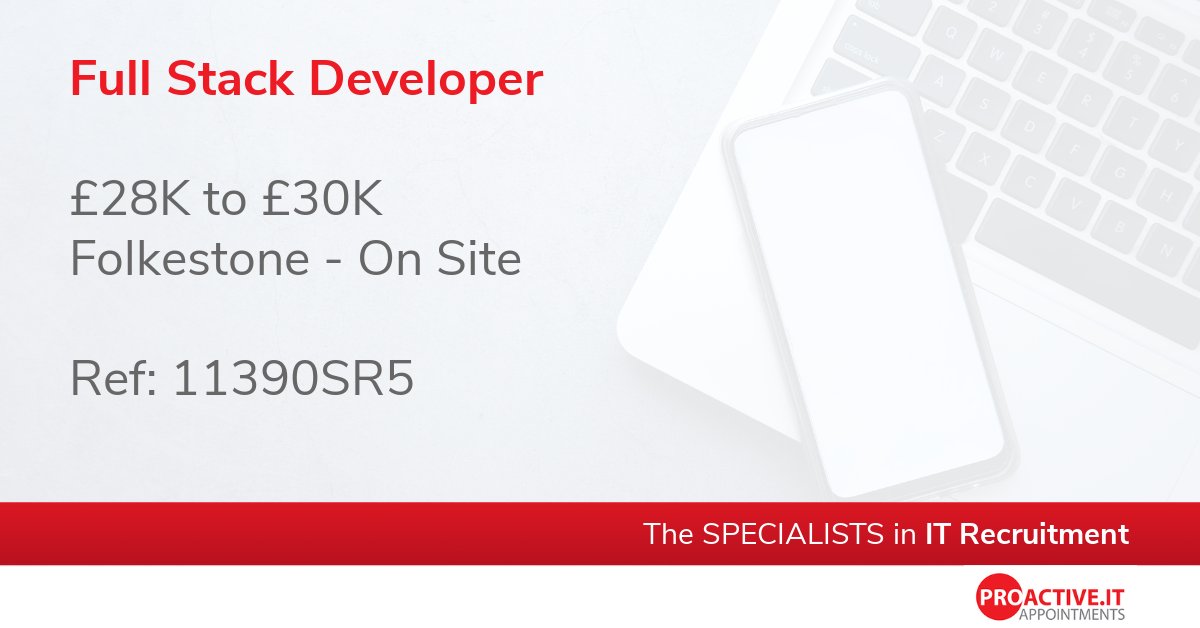 ProactiveIT_UK's tweet image. This role is ideal for someone who thrives in a dynamic environment, takes a proactive approach to problem-solving, and is passionate about building high‑performing digital experiences with a mobile‑first mindset.
proactive.it/job/full-stack…
#MVC #HTML5 #CSS3