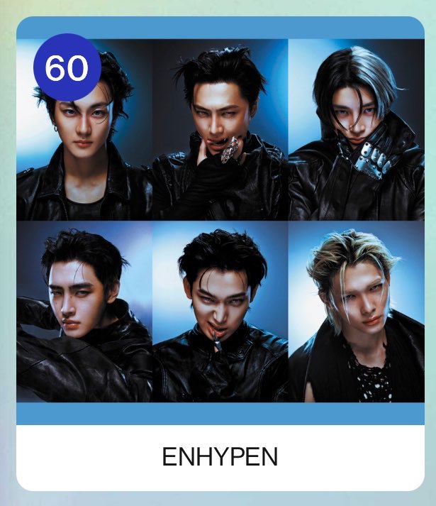 it’s turbo voting on ama, which means votes are doubled all day 🔥🗳️

don’t forget to vote for enhypen in the “best male k-pop artist” category!

🗳️ website voting: up to 60 votes per account
🔗 vote.theamas.com/best-male-k-po…

🗳️ instagram voting: up to 30 comments doubled to 60 votes