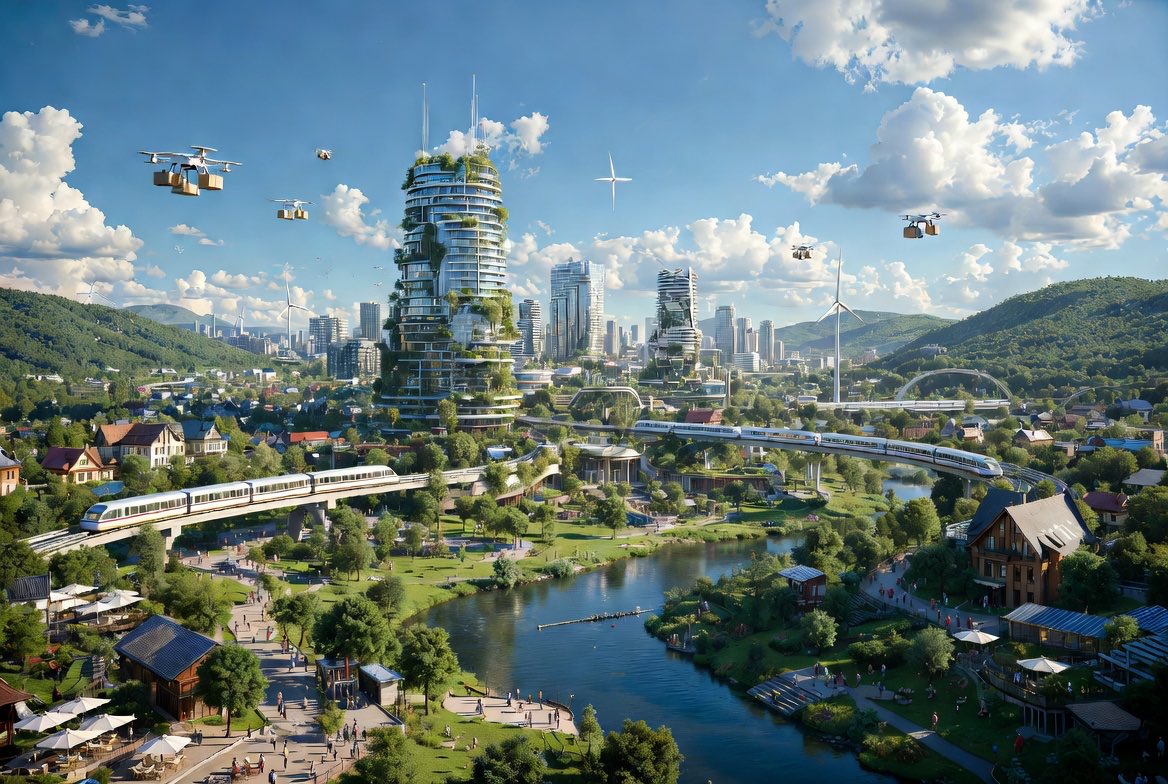 Донбасс будущего по версии Grok 😊