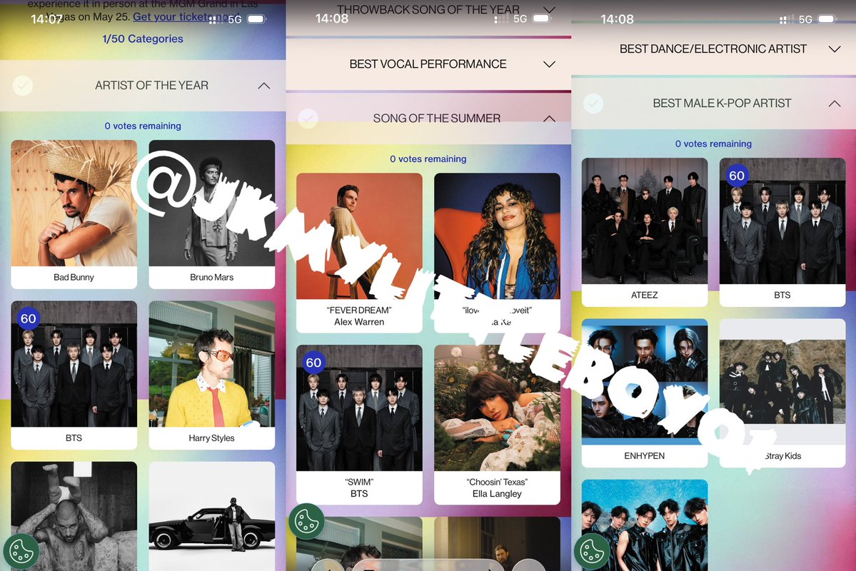 จิ๊บแจจองกุก•보라해⁷ :~ tweet media