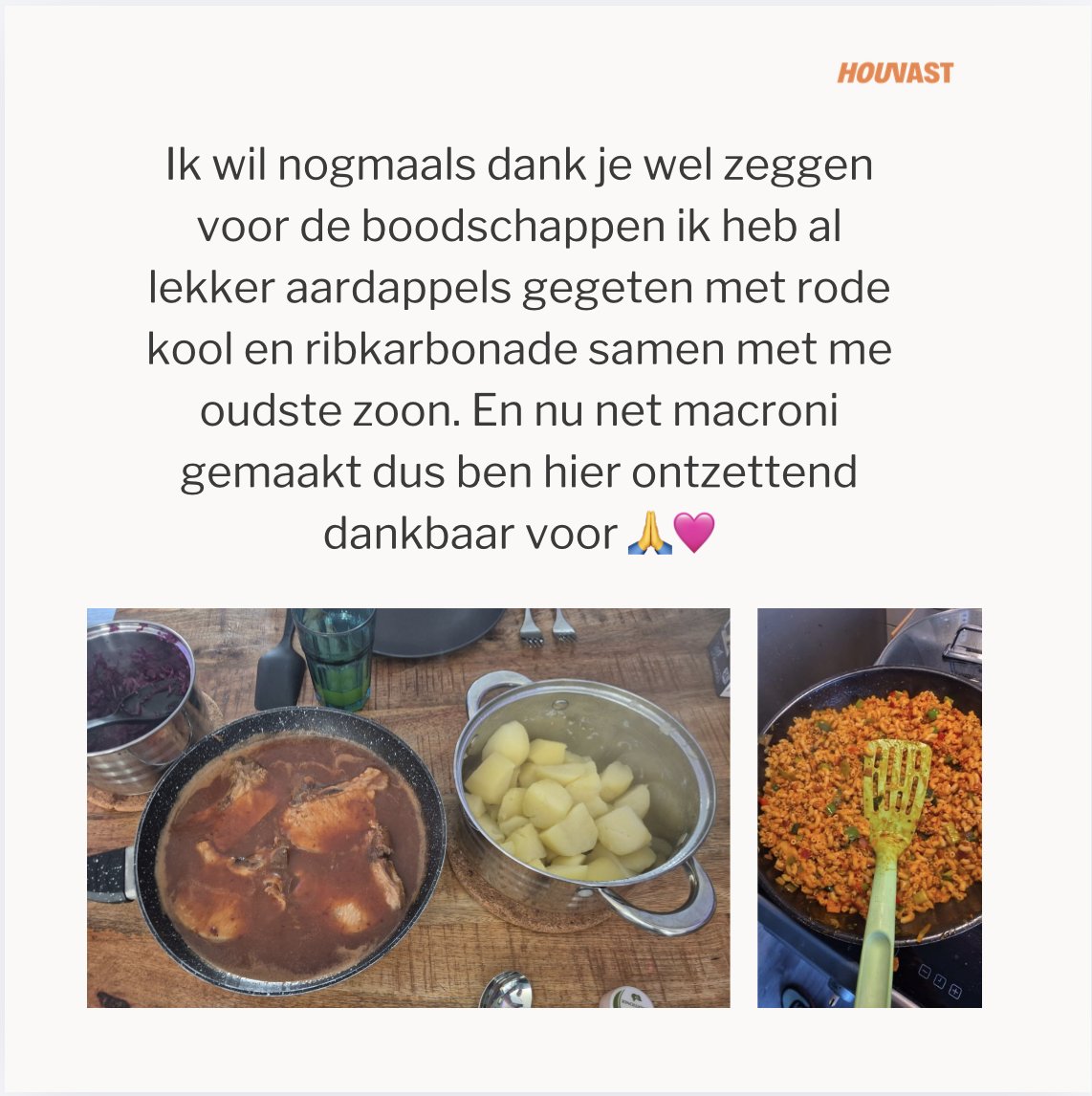 StHouVastNL's tweet photo. Geen praatjes.
Gewoon eten op tafel 🍽️
Dit gebeurt dankzij mensen die €1 per maand geven.
Doe je mee of kijk je toe? 👇
Stichting HouVast Nederland
NL80 ABNA 012 028 2127
#bestaanszekerheid #doemee