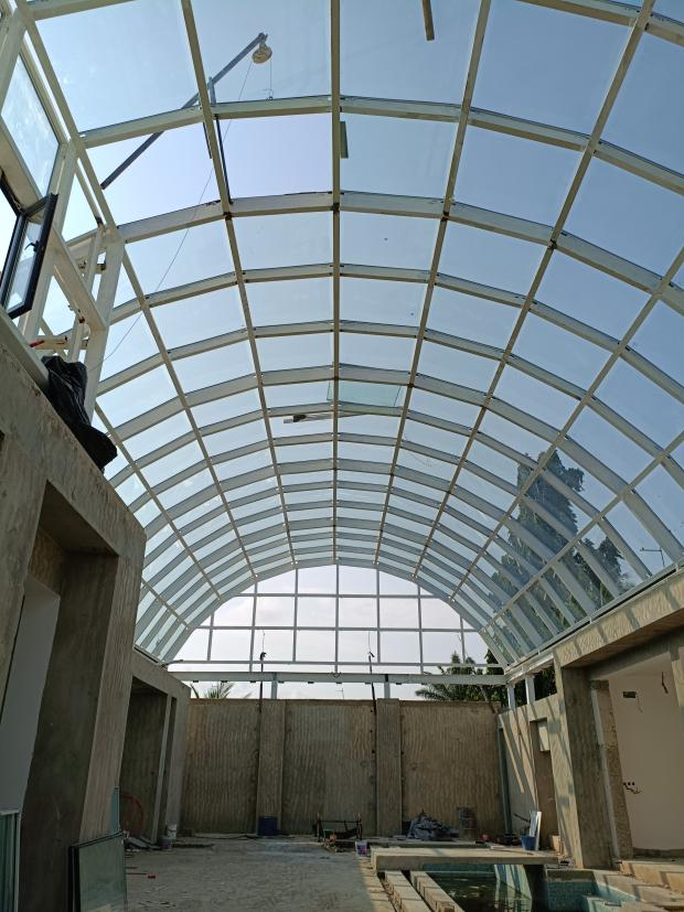 HildaHuSAFS's tweet photo. Project Completed | Custom glass dome turnkey solution
Aesthetic appearance, solid structural engineering.Our team optimizes load-bearing, drainage and wind-resistantsolutions according to on-site building conditions.
#glassdomeproject #skylightstructure #curtainwallengineering https://t.co/b0ULBoQOvx