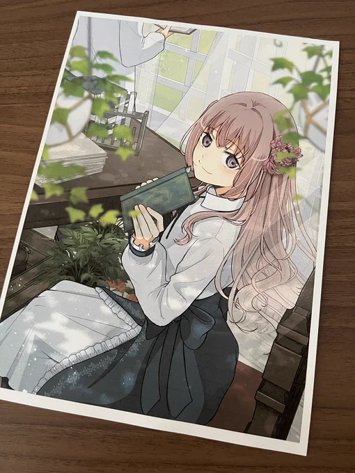 ポスター用のイラストも描けて着々と九州コミティアへの準備ができているぞ(ง ˘ω˘ )ว これはチェック用の試し刷り