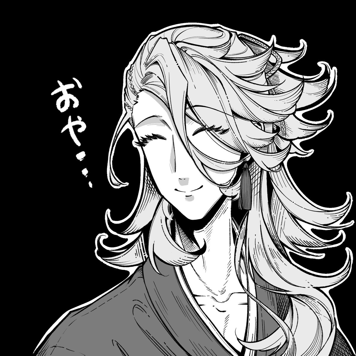 宗三さん怒っていると無言のとき、こやってニコニコしてるの感じが、イイ！